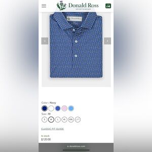 Mens Donald Ross Polo size XL